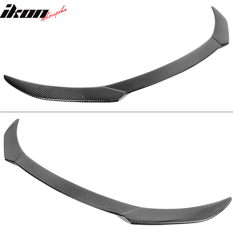 2018-2020 Ford Focus Hatchback V Style Trunk Spoiler Wing Carbon Fiber