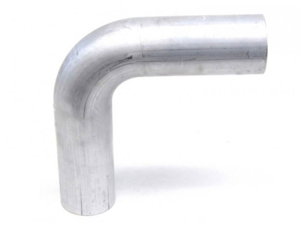 HPS Performance Products HPS 1-3/8" OD 90 Degree Bend 6061 Aluminum Elbow Pipe Tubing 16 Gauge, Mandrel Bent, Mill Finish