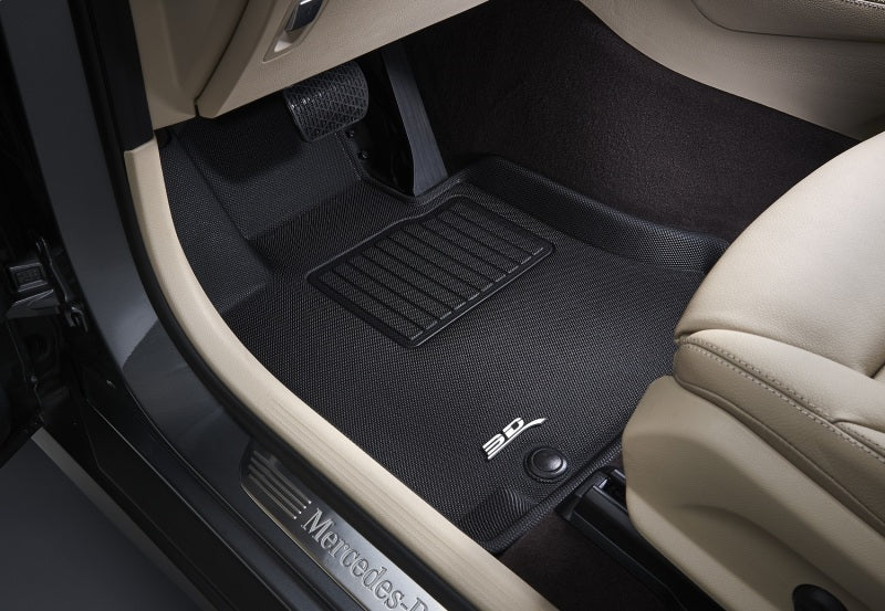 3D MAXpider 2018-2019 Nissan Kicks Kagu 1st Row Floormat - Black L1NS11011509