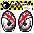 M7 Eye Decal Set (R50-R53)-Union Jack-Color