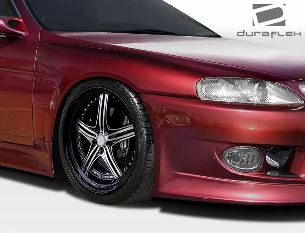 Duraflex V-Speed Wide Body Kit Compatible With 1992-2000 Lexus SC Series - 8 Piece