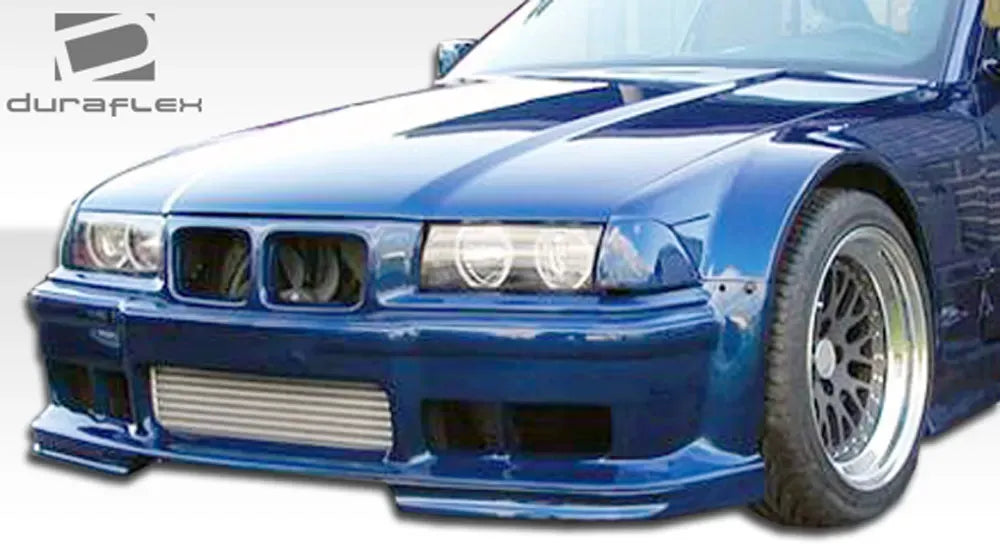 Duraflex GT500 Wide Body Front Bumper Cover Compatible With 1992-1998 BMW 3 Series - 1 Piece