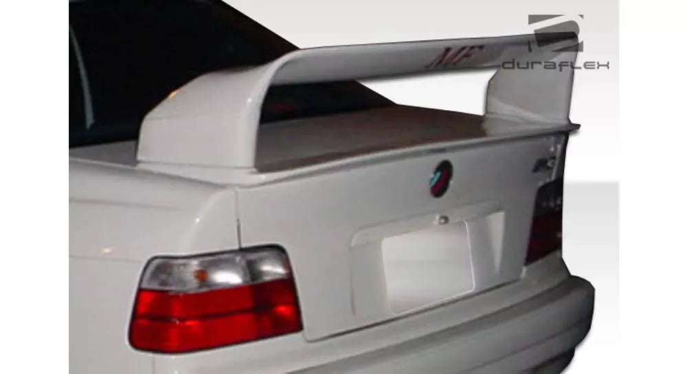 Duraflex DTM Wing Spoiler Compatible With 1992-1998 BMW 3 Series M3 E36 2DR - 2 Piece