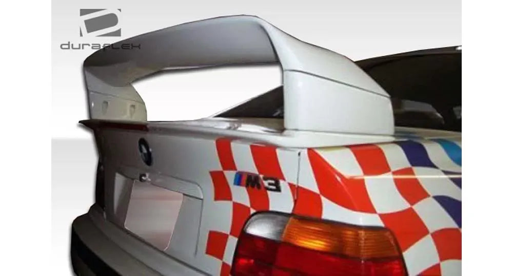 Duraflex DTM Wing Spoiler Compatible With 1992-1998 BMW 3 Series M3 E36 2DR - 2 Piece
