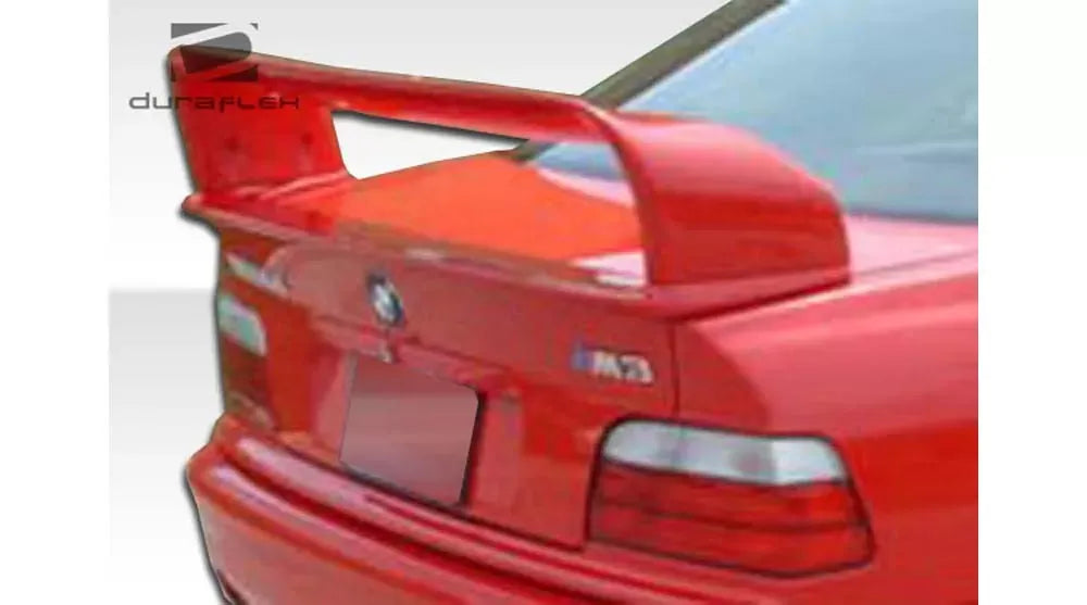 Duraflex DTM Wing Spoiler Compatible With 1992-1998 BMW 3 Series M3 E36 2DR - 2 Piece