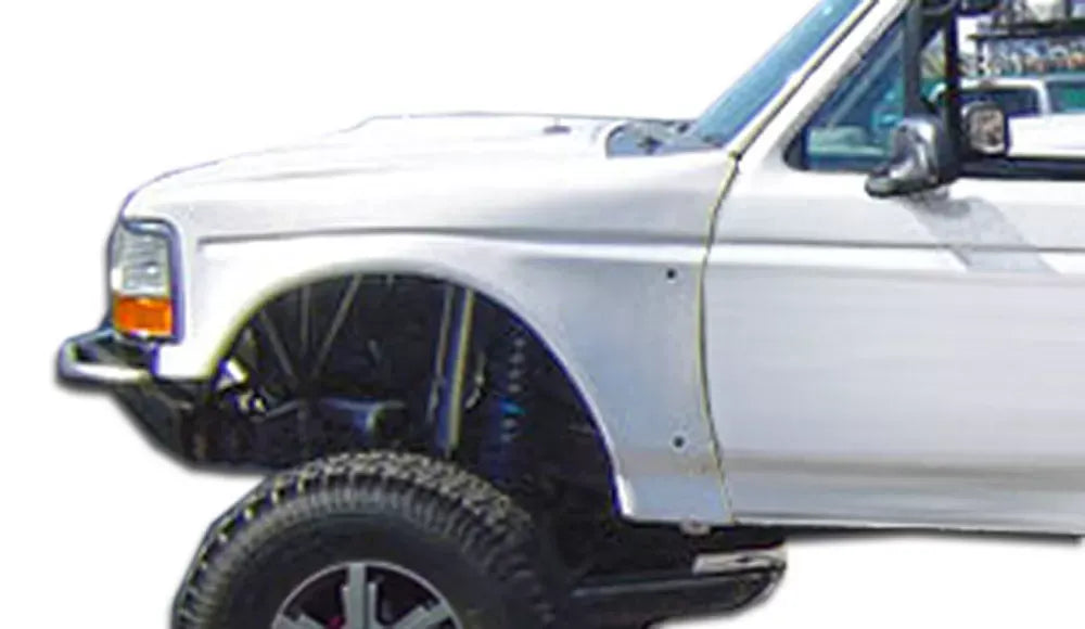 Duraflex Off Road Bulge Front Fenders Compatible With 1992-1996 Ford F150 - 2 Piece