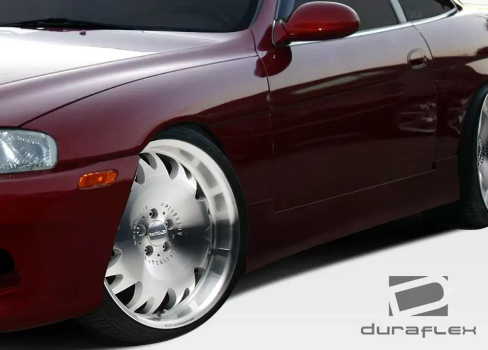Duraflex O-Design Side Skirts Compatible With 1992-2000 Lexus SC - 2 Piece