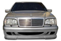 Duraflex W-1 Front Bumper Cover Compatible With 1992-1999 Mercedes S Class - 1 Piece