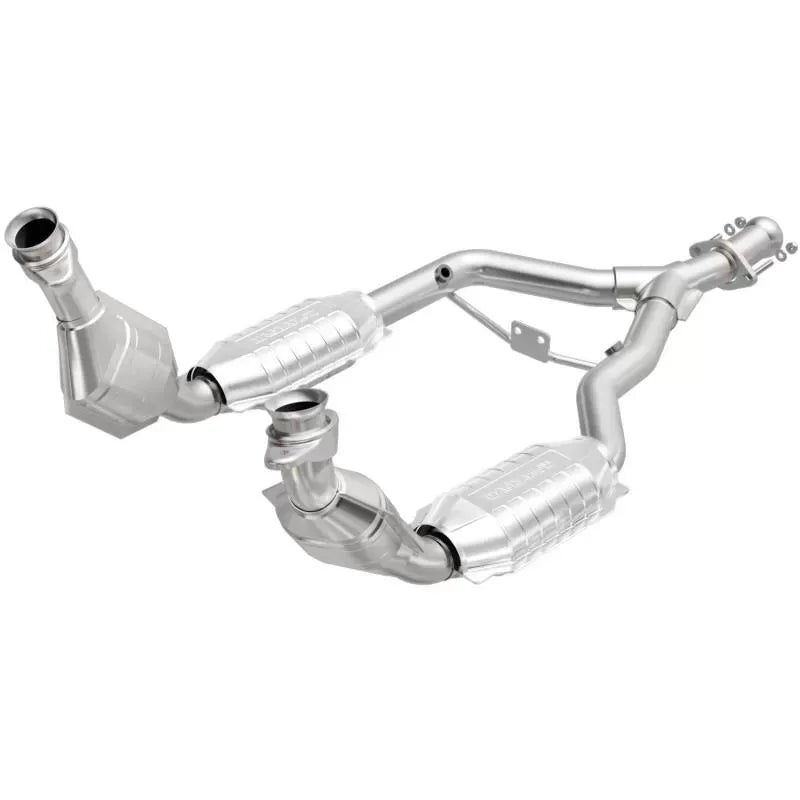 MagnaFlow Direct-Fit Catalytic Converter for 1996-1998 Ford Mustang, 2.5" Stainless Steel