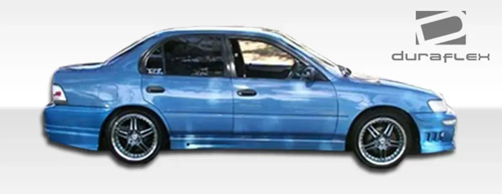 Duraflex Bomber Front Bumper Cover Compatible With 1993-1997 Toyota Corolla - 1 Piece