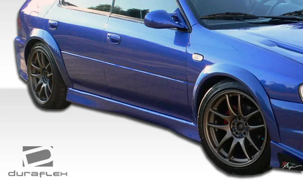 Duraflex S-Sport Side Skirts Compatible With 1993-2001 Subaru Impreza - 2 Piece
