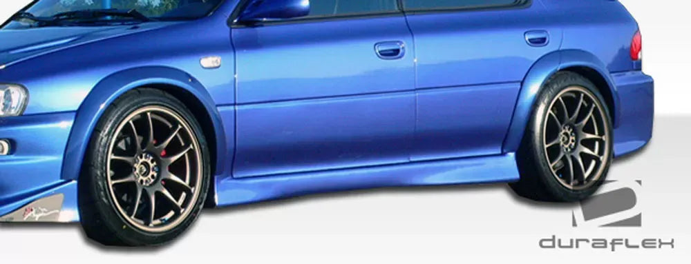 Duraflex S-Sport Side Skirts Compatible With 1993-2001 Subaru Impreza - 2 Piece