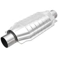 MagnaFlow Standard Grade Universal Catalytic Converter 94004, 2" Inlet/Outlet, Stainless Steel