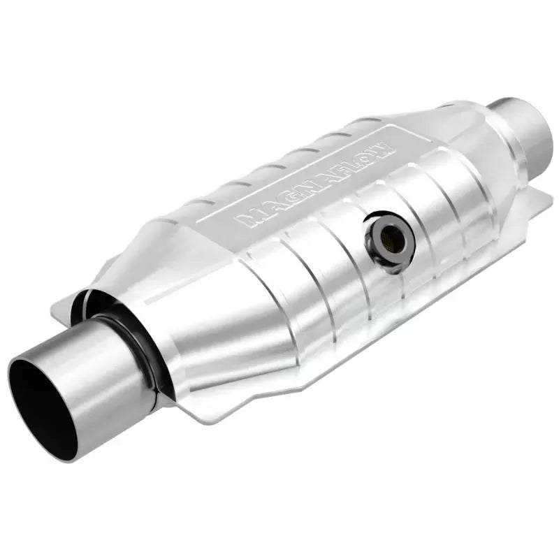 MagnaFlow OEM Grade Universal Catalytic Converter 94055, 2.25in Inlet/Outlet Diameter