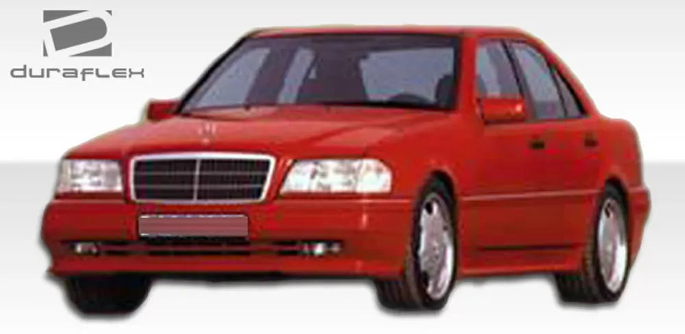 Duraflex AMG Look Front Bumper Cover Compatible With 1994-2000 Mercedes C Class - 1 Piece