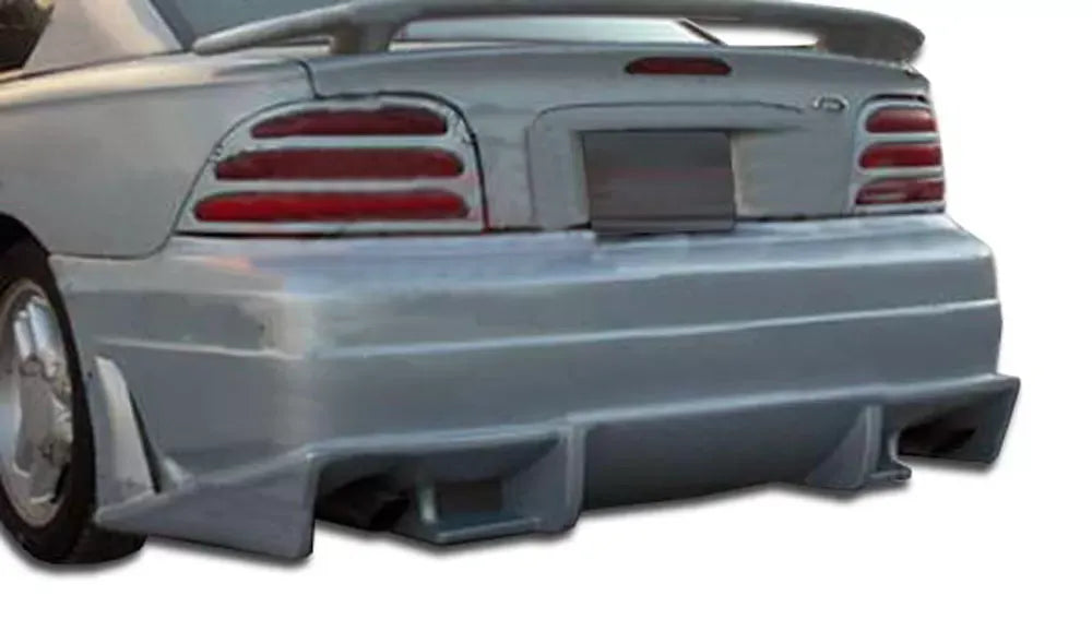 Duraflex Bomber Rear Bumper Cover Compatible With 1994-1998 Ford Mustang - 1 Piece