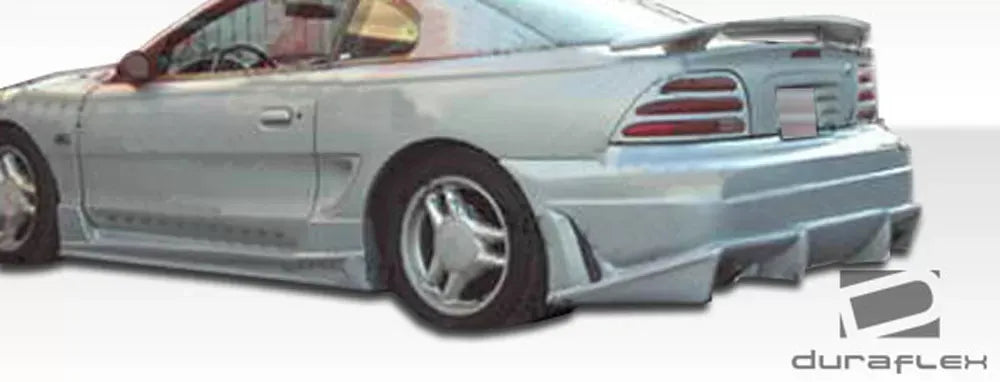 Duraflex Bomber Rear Bumper Cover Compatible With 1994-1998 Ford Mustang - 1 Piece