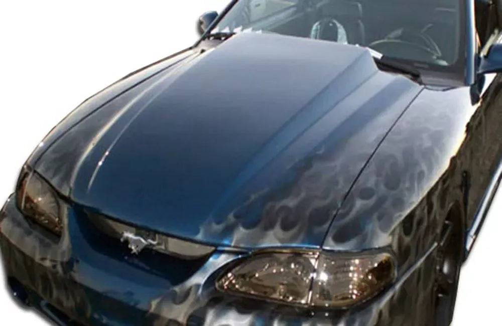 Duraflex Cowl Hood Compatible With 1994-1998 Ford Mustang - 1 Piece