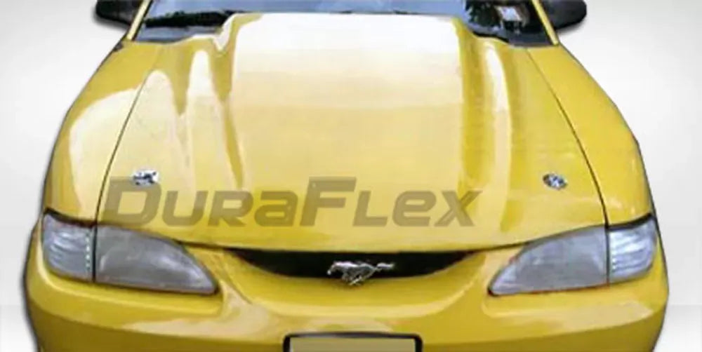 Duraflex Cowl Hood Compatible With 1994-1998 Ford Mustang - 1 Piece