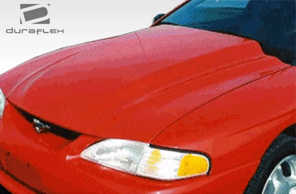 Duraflex Cowl Hood Compatible With 1994-1998 Ford Mustang - 1 Piece