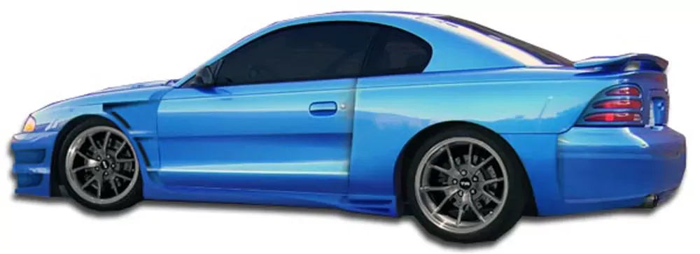 Duraflex GT500 Wide Body Door Caps Compatible With 1994-1998 Ford Mustang - 2 Piece