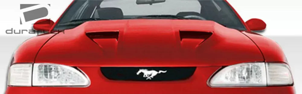 Duraflex Mach 1 Hood Compatible With 1994-1998 Ford Mustang - 1 Piece