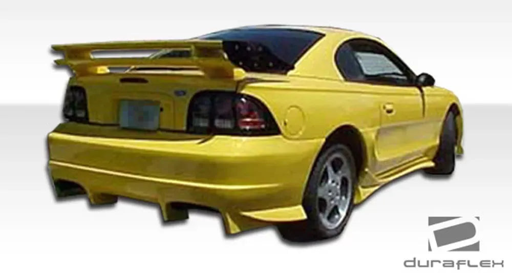 Duraflex Vader Rear Bumper Cover Compatible With 1994-1998 Ford Mustang - 1 Piece