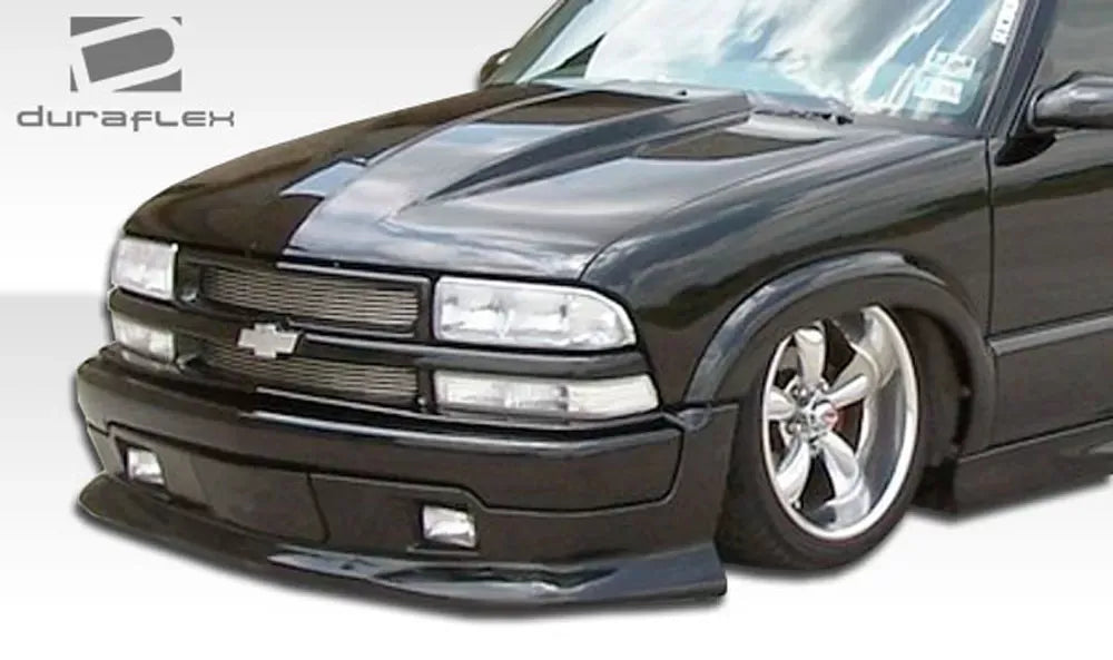 Duraflex Cowl Hood Compatible With 1994-2004 Chevrolet S-10 - 1 Piece