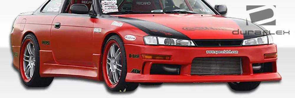 Duraflex V-Speed 2 Body Kit Compatible With 1997-1998 Nissan 240SX S14 - 4 Piece