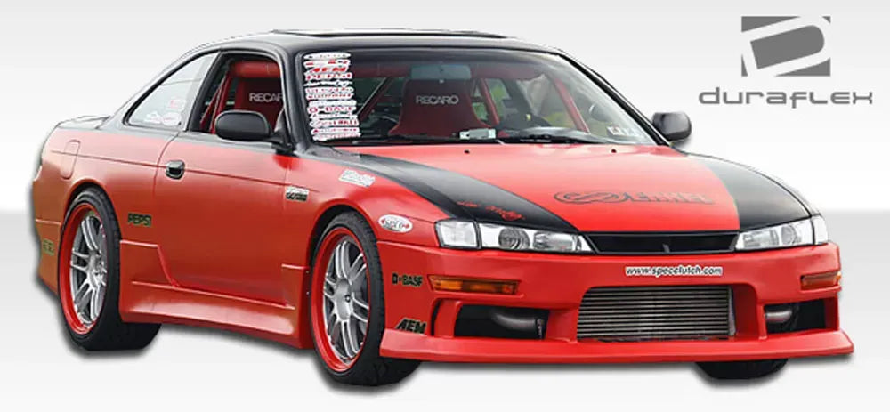 Duraflex V-Speed 2 Body Kit Compatible With 1997-1998 Nissan 240SX S14 - 4 Piece