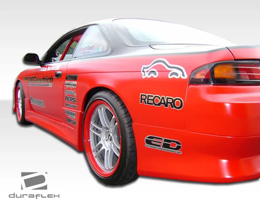 Duraflex V-Speed 2 Body Kit Compatible With 1997-1998 Nissan 240SX S14 - 4 Piece