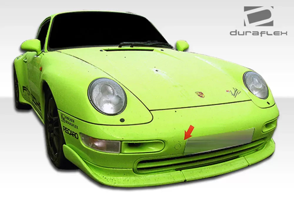 Duraflex Club Sport Front Lip Spoiler Compatible With 1995-1998 Porsche 993 - 3 Piece
