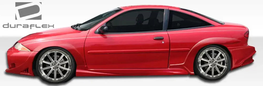 Duraflex Millenium Wide Body Rear Fender Compatible With 1995-1999 Chevrolet Cavalier - 2 Piece