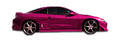Duraflex Blits Side Skirts Compatible With 1995-1999 Mitsubishi Eclipse - 2 Piece