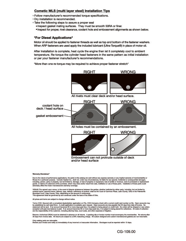 Cometic Gasket Cometic Subaru EJ20E .036in MLS Cylinder Head Gasket - 93mm Bore C4260-036