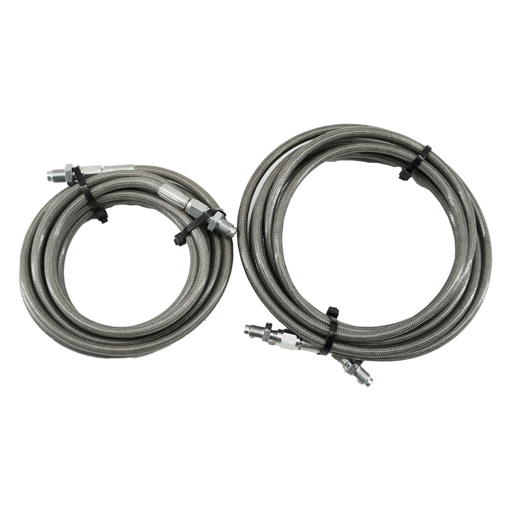 Stainless Rear Brake Line Replacement Kit For 96-00 Honda Civic w/rear drum