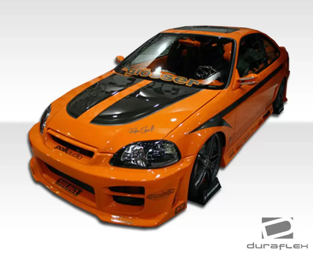 Duraflex R34 Body Kit Compatible With 1996-1998 Honda Civic 2DR - 4 Piece