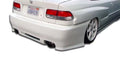 Duraflex Spyder Rear Bumper Cover Compatible With 1996-2000 Honda Civic - 1 Piece