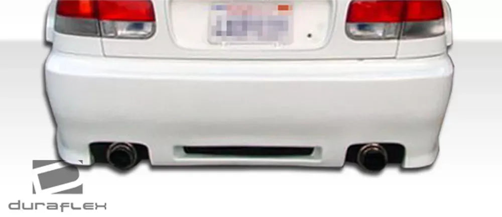 Duraflex Spyder Rear Bumper Cover Compatible With 1996-2000 Honda Civic - 1 Piece