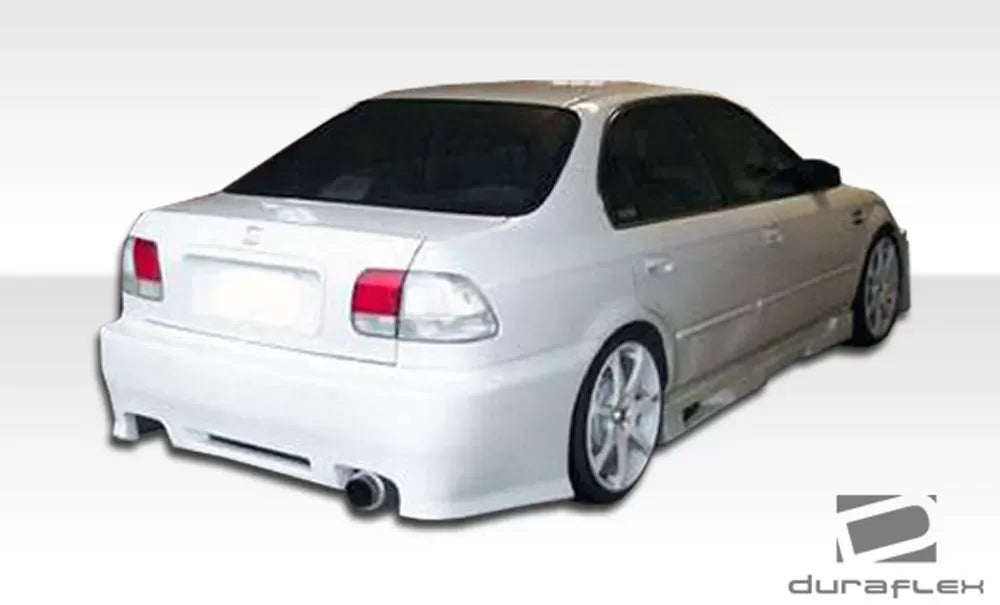 Duraflex Spyder Rear Bumper Cover Compatible With 1996-2000 Honda Civic - 1 Piece