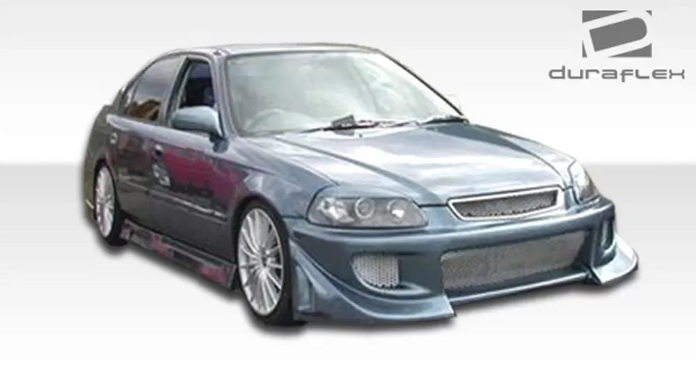 Duraflex Spyder Side Skirts Compatible With 1996-2000 Honda Civic - 2 Piece