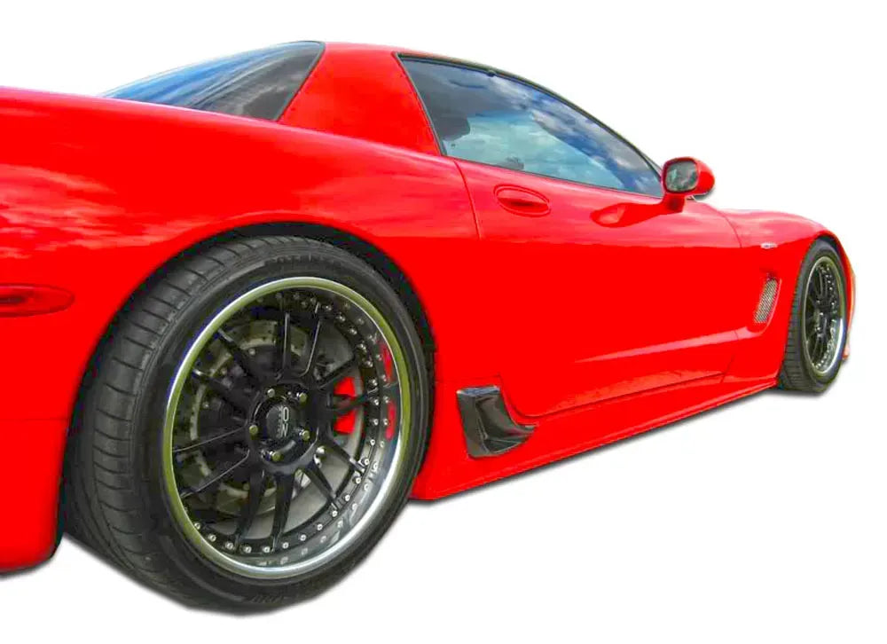 Duraflex AC Edition Side Skirts Compatible With 1997-2004 Chevrolet Corvette - 2 Piece