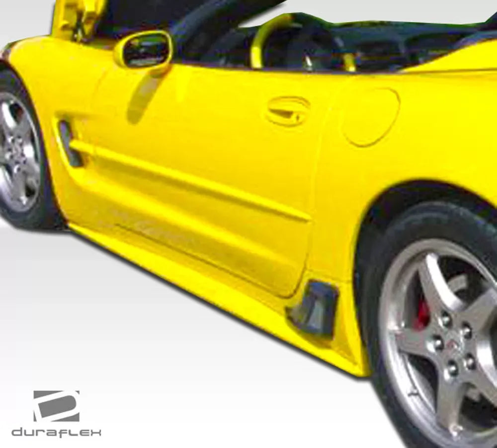 Duraflex AC Edition Side Skirts Compatible With 1997-2004 Chevrolet Corvette - 2 Piece