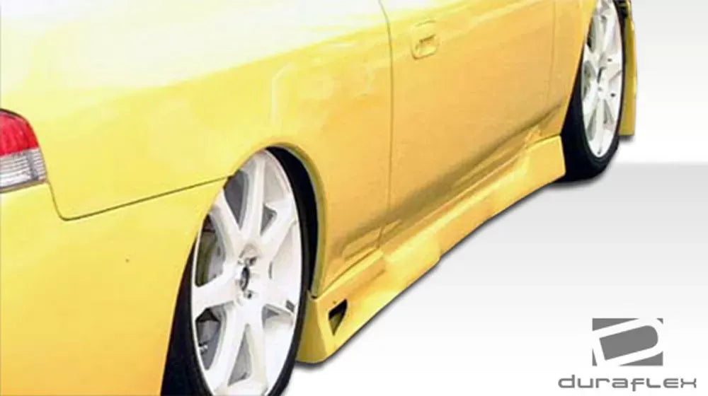 Duraflex Spyder Side Skirts Compatible With 1997-2001 Honda Prelude - 2 Piece