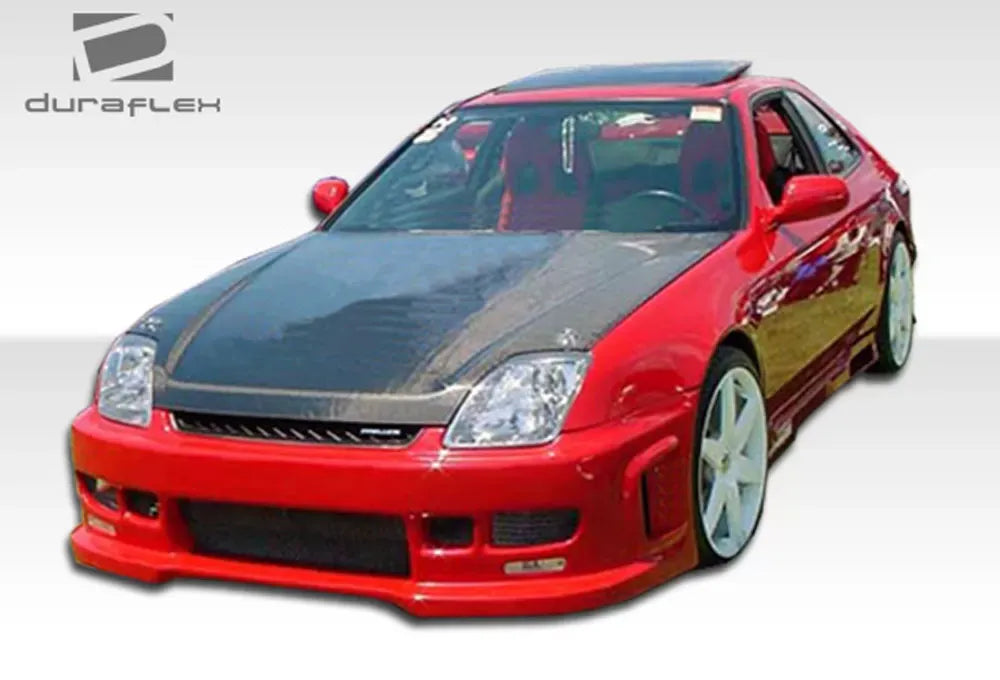 Duraflex Spyder Side Skirts Compatible With 1997-2001 Honda Prelude - 2 Piece