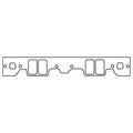 Cometic Gasket Cometic Chevy Gen1 Small Block V8 .060in Fiber Intake Mani Gskt Set C5414-060