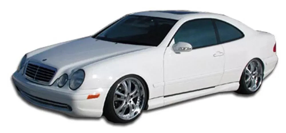 Duraflex AMG Look Side Skirts Compatible With 1998-2002 Mercedes CLK - 2 Piece