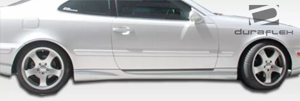 Duraflex AMG Look Side Skirts Compatible With 1998-2002 Mercedes CLK - 2 Piece