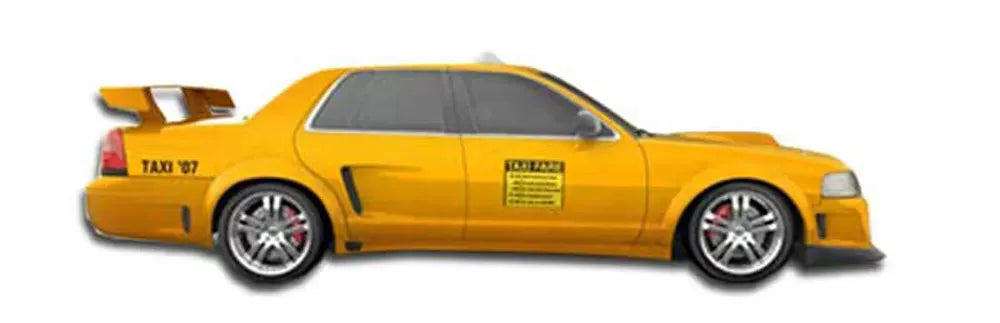 Duraflex GT Concept Side Skirts Compatible With 1998-2007 Ford Crown Victoria - 2 Piece