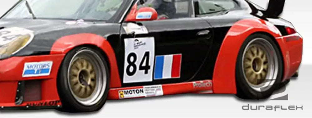 Duraflex GT3-R Wide Body Side Skirts Compatible With 1999-2001 Porsche 996 - 2 Piece